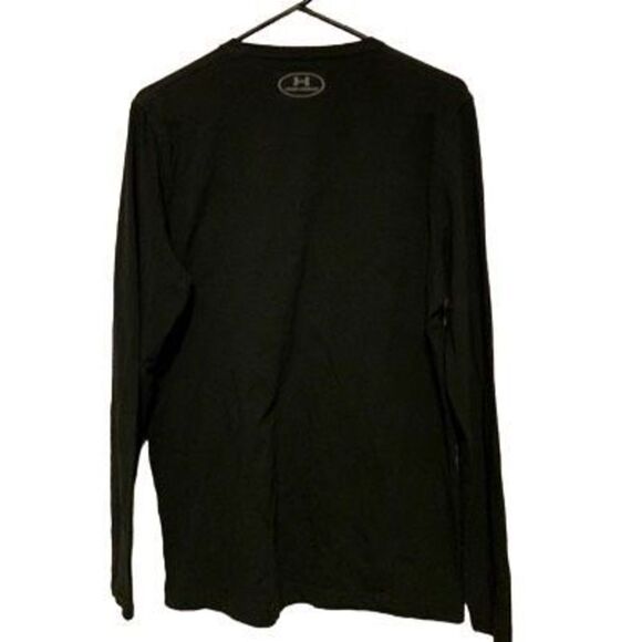 Under Armour Heatgear Loose Size Small Long Sleeved Black T-Shirt - Picture 4 of 4